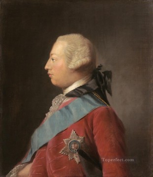 classicism Painting - portrait of king george iii Allan Ramsay Portraiture Classicism
